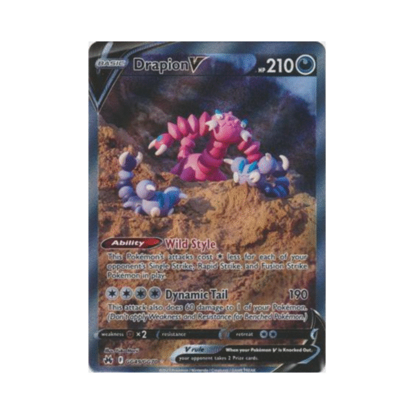 Crown Zenith GG49/GG70 Drapion V (Full Art)