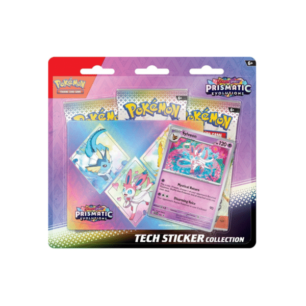 SV Prismatic Evolutions Tech Sticker Collection - Sylveon